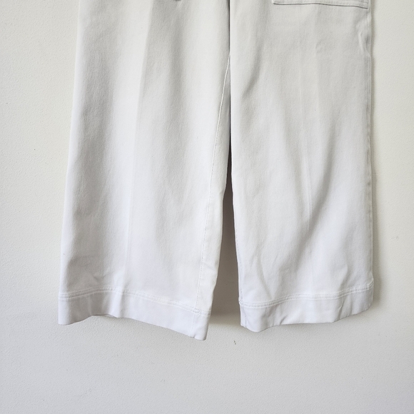 Spanx 20479R Cropped Wide Leg Classic White Pull-on Shaping Pants in size Medium - Picture 4 of 10